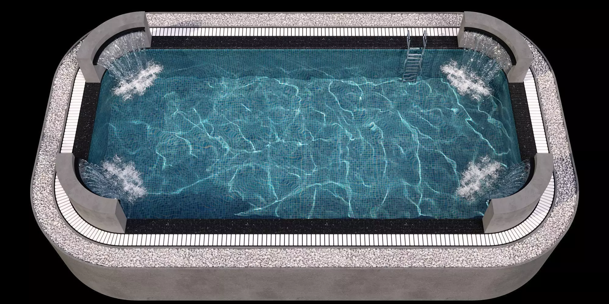 SWIMMING POOL NO74 A 3D model_0
