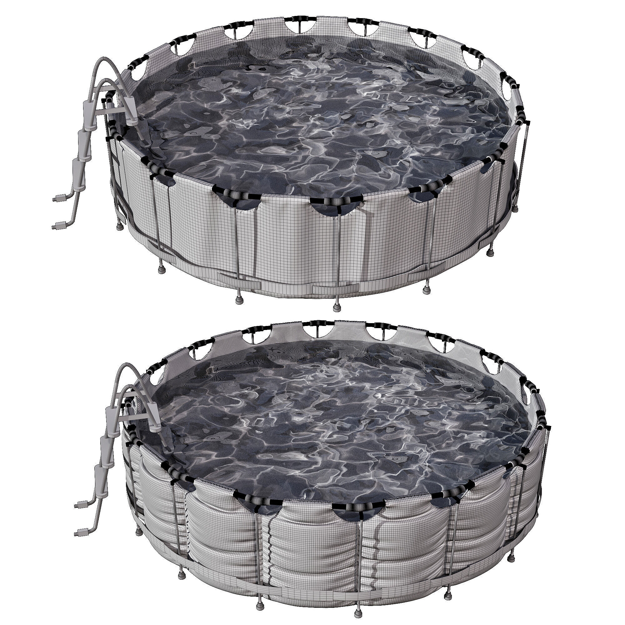 FRAME POOL NO80 A 3D model_11