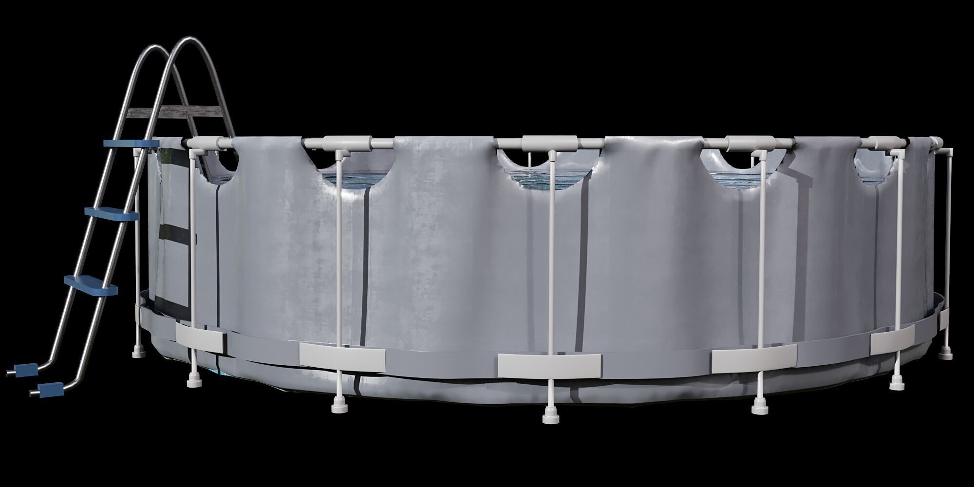 FRAME POOL NO80 A 3D model_6