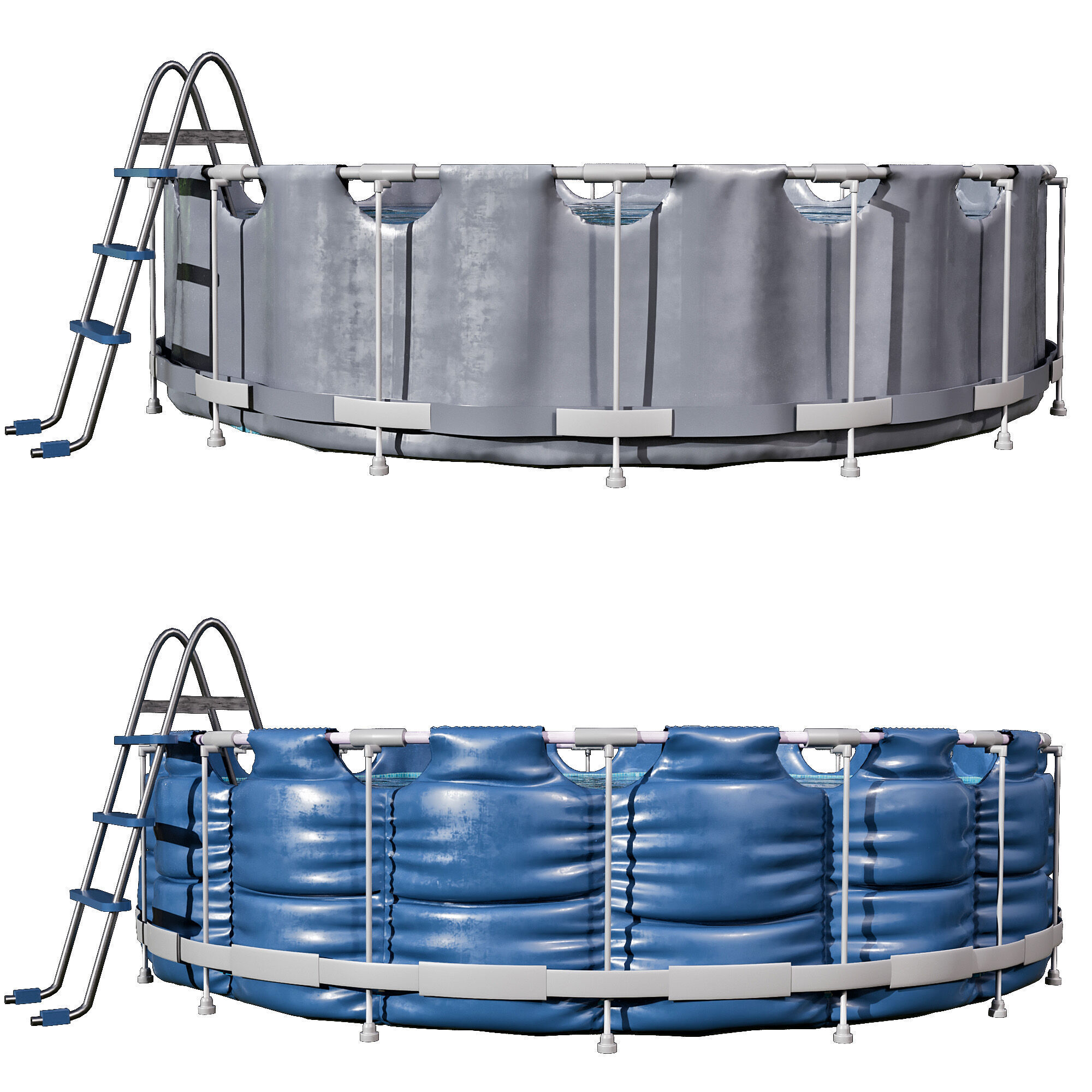 FRAME POOL NO80 A 3D model_10