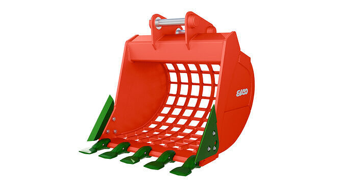 ESCO Skeleton Bucket Construction for Hydraulics Excavators Low-poly 3D model