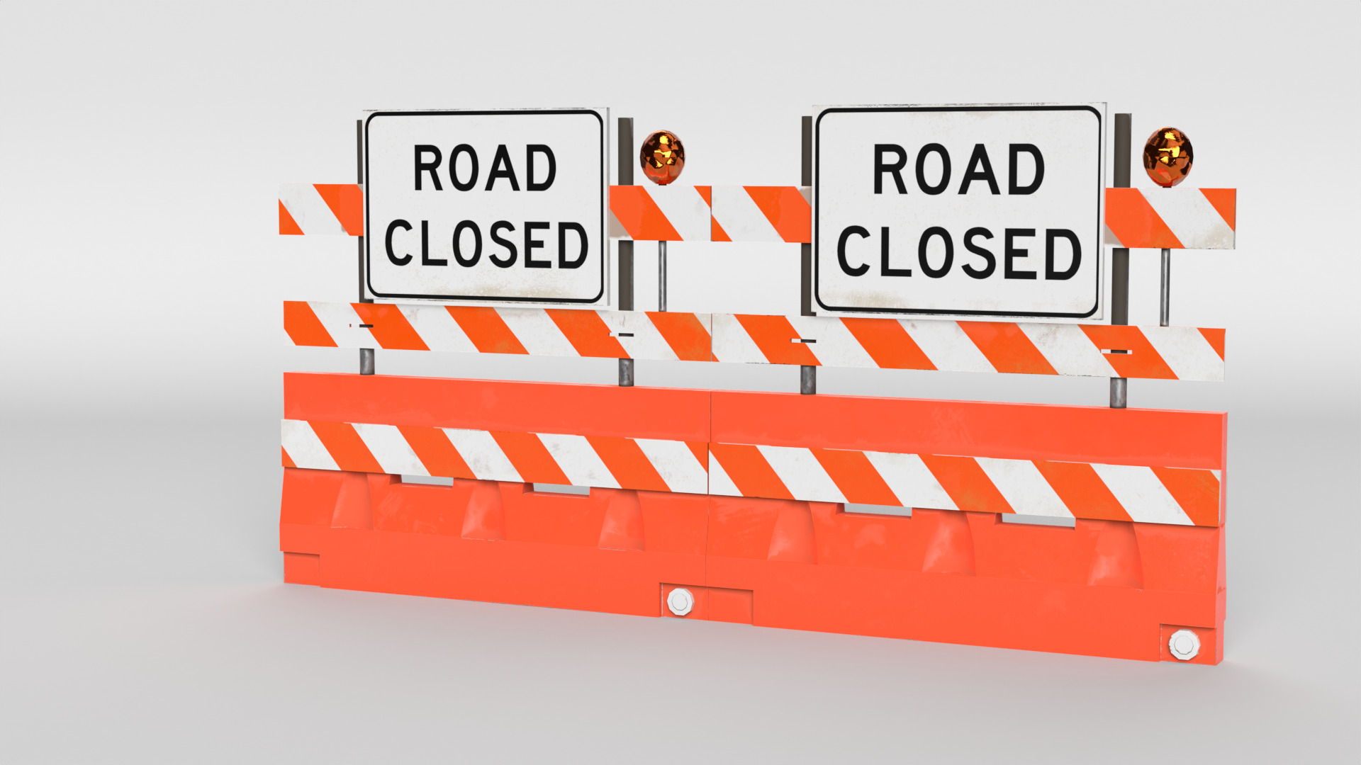Road Block 3D model_8