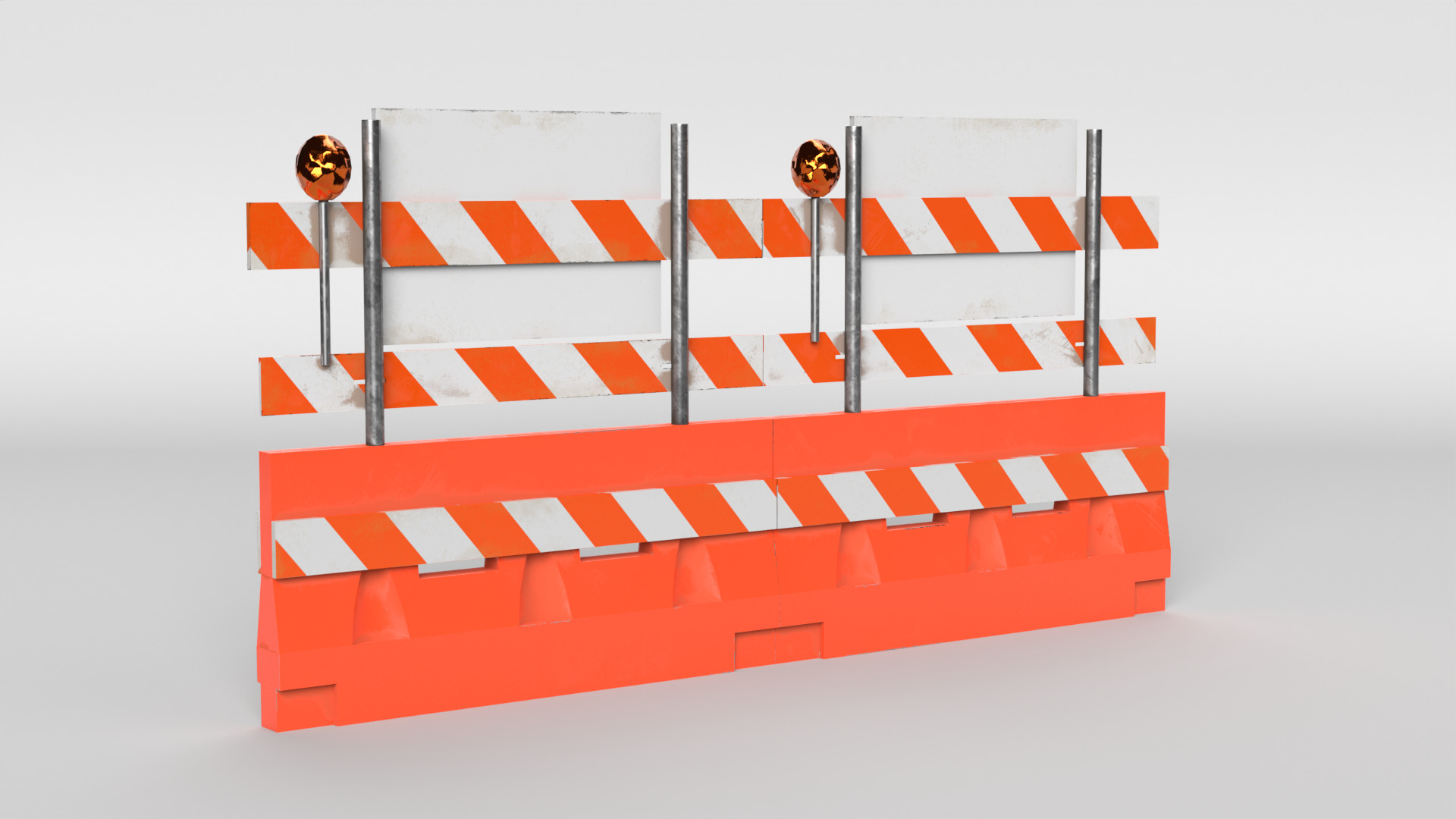 Road Block 3D model_5