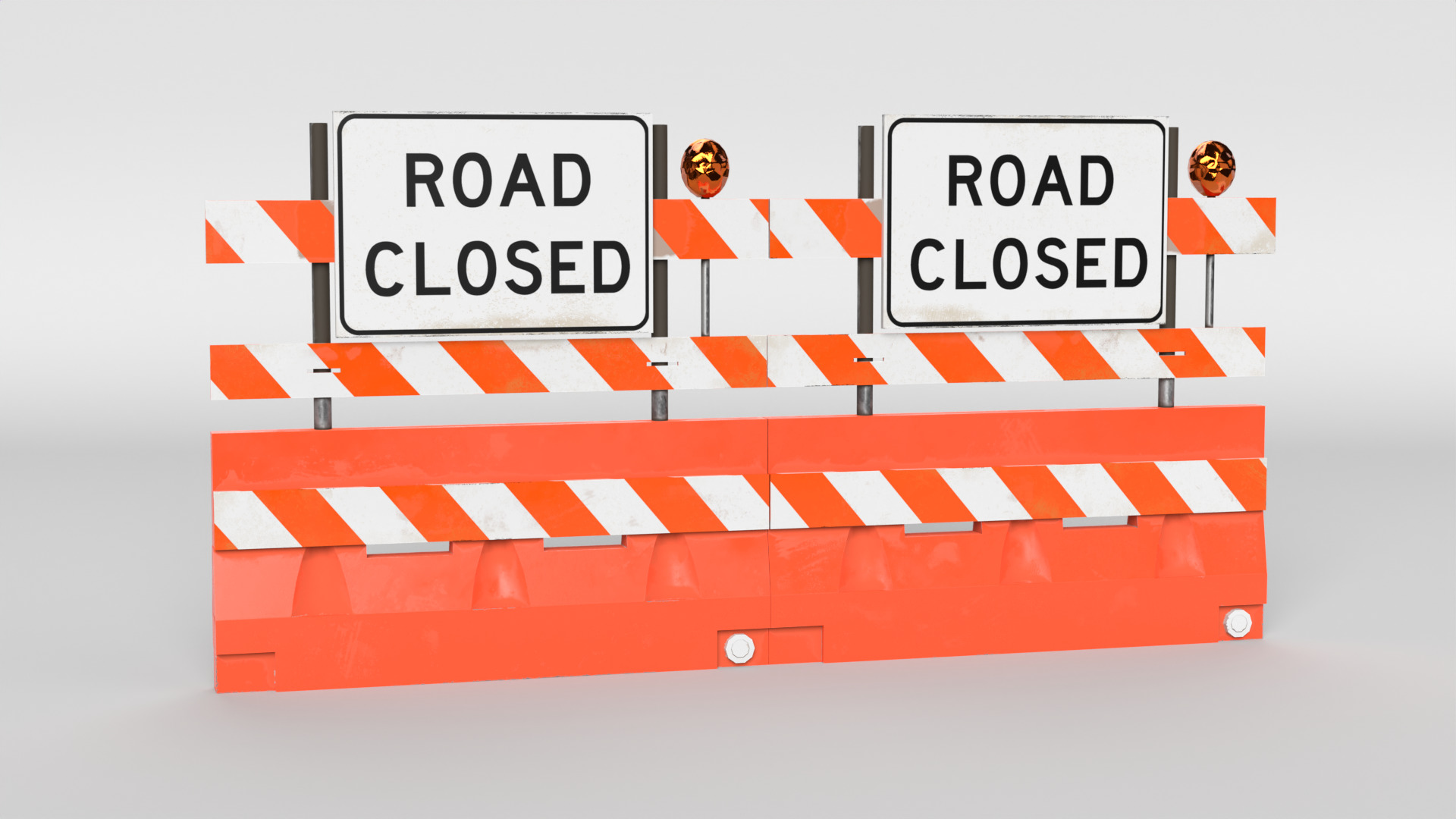 Road Block 3D model_9