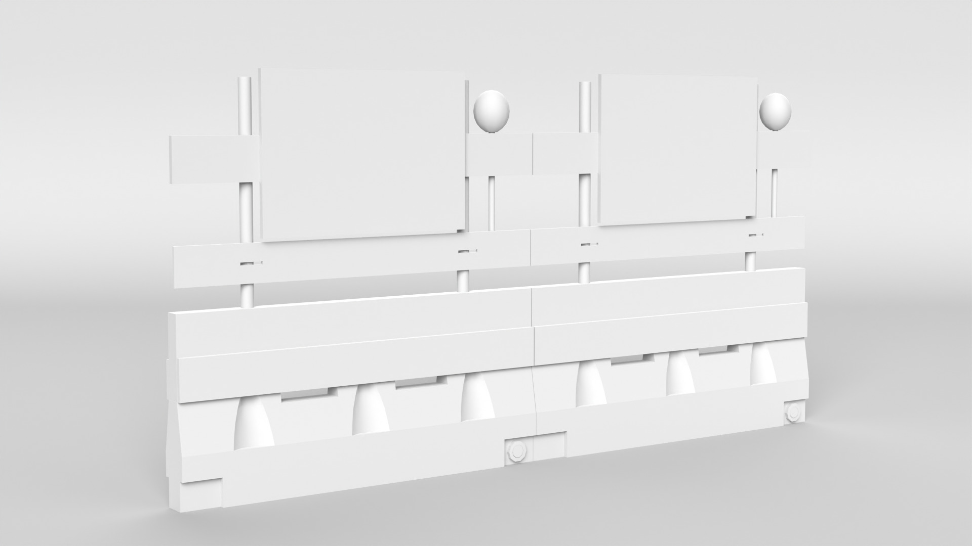 Road Block 3D model_10