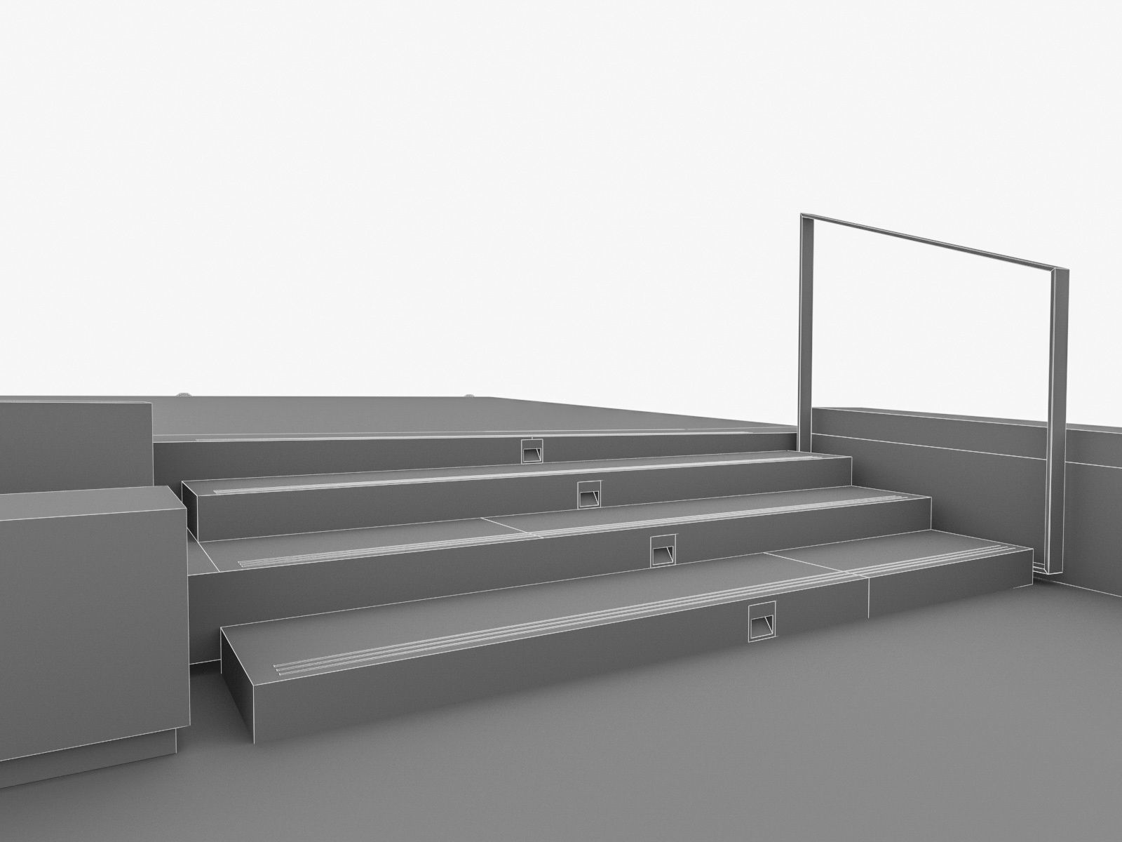 Office Buildings Collection 01 Low-poly 3D model_13