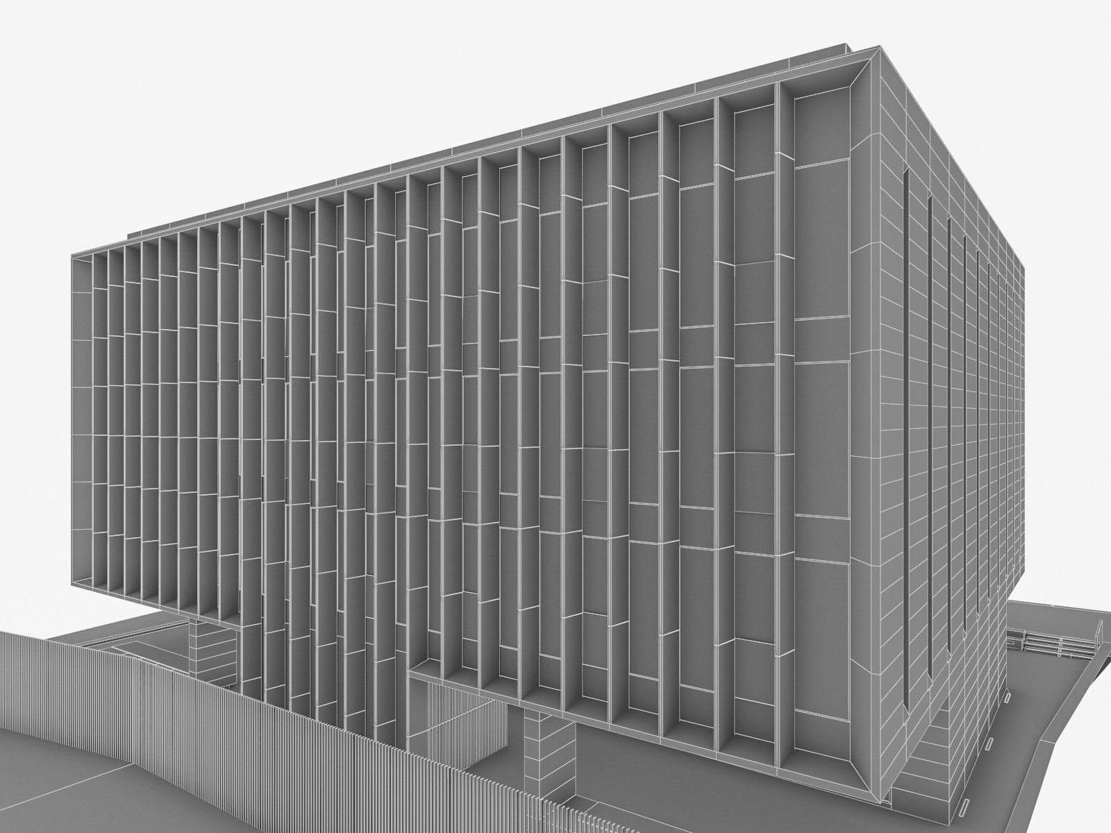 Office Buildings Collection 01 Low-poly 3D model_14