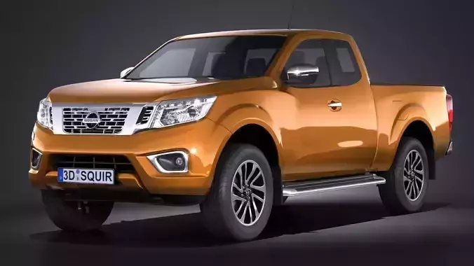 Nissan NP300 Navara 2016 3D model