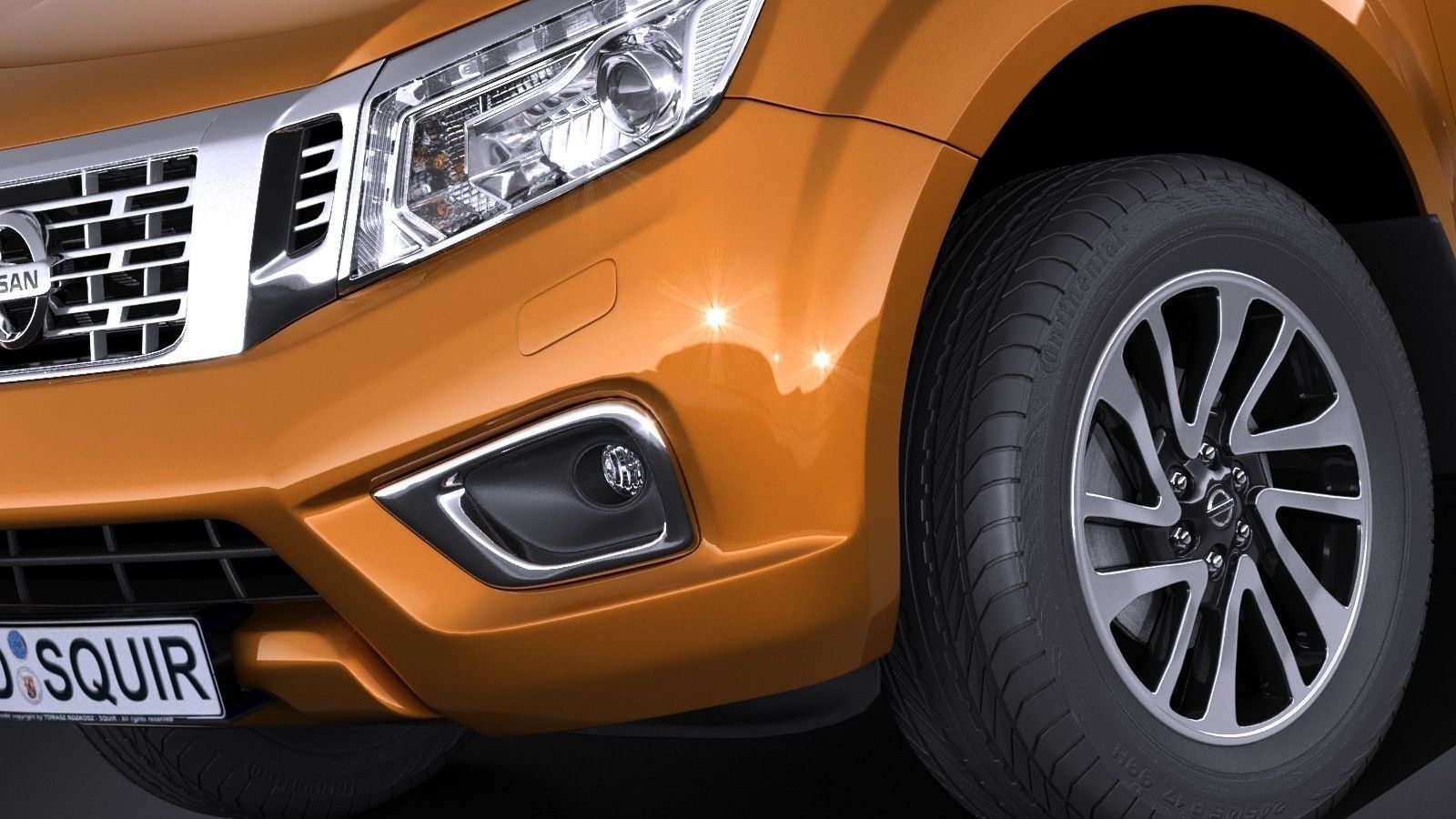 Nissan NP300 Navara 2016 3D model_2