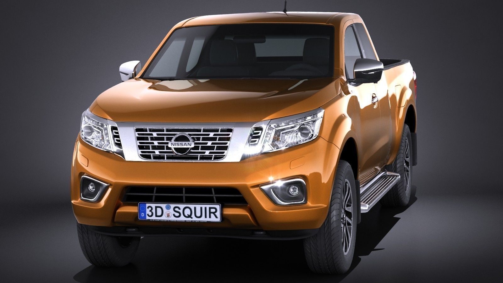 Nissan NP300 Navara 2016 3D model_1
