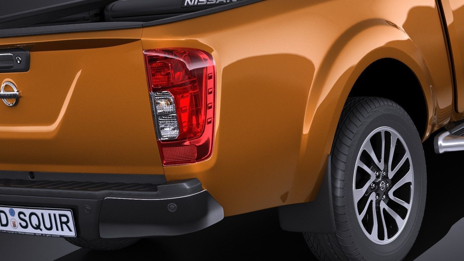 Nissan NP300 Navara 2016 3D model_3