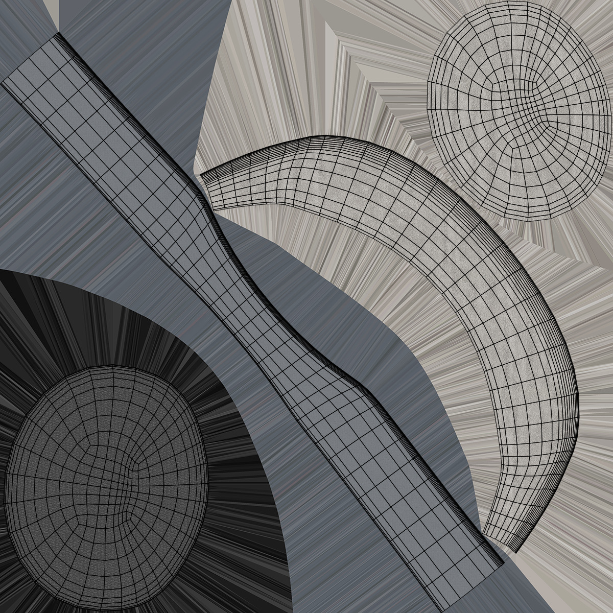 Pet Bed Low-poly 3D model_13