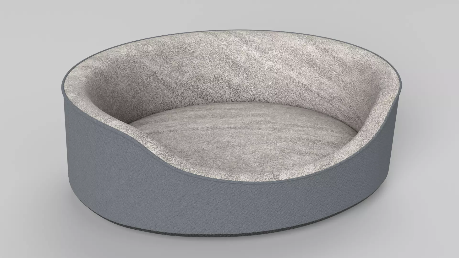 Pet Bed Low-poly 3D model_0