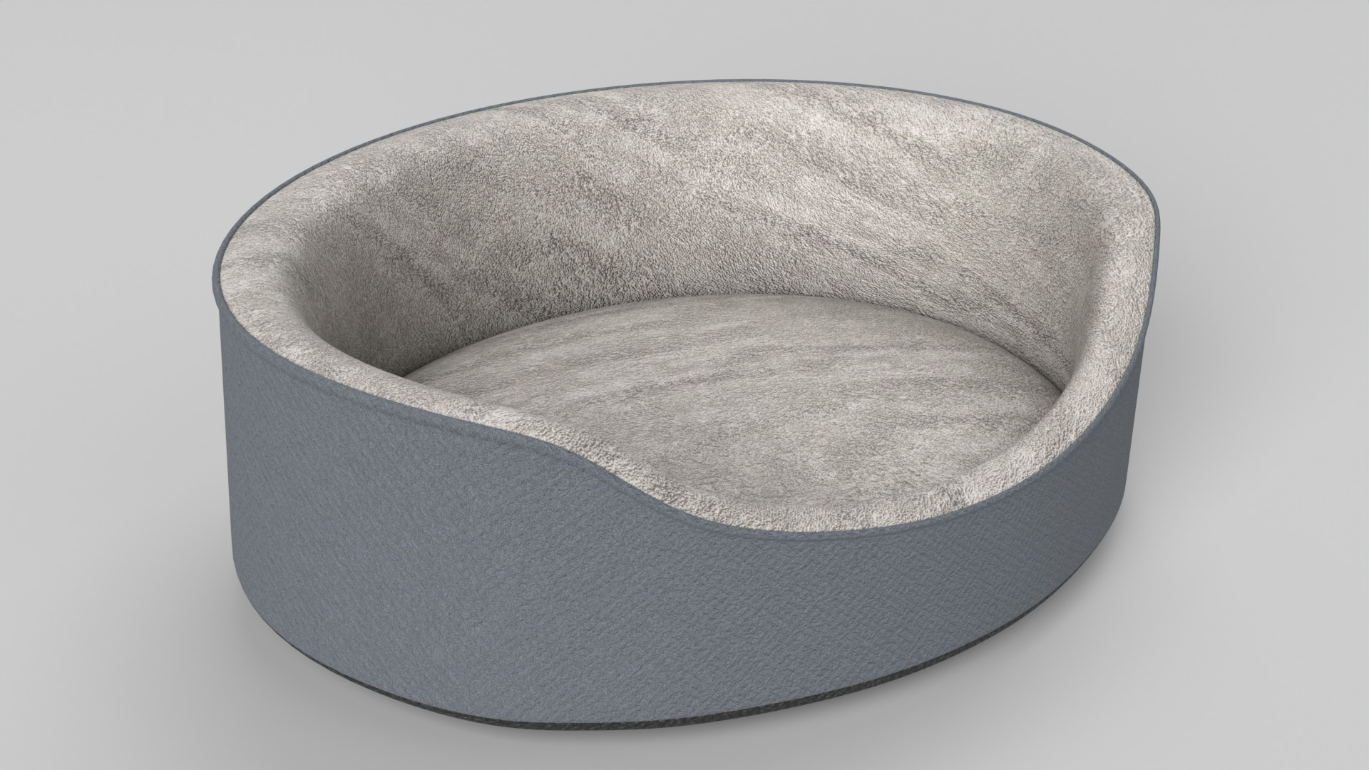 Pet Bed Low-poly 3D model_1