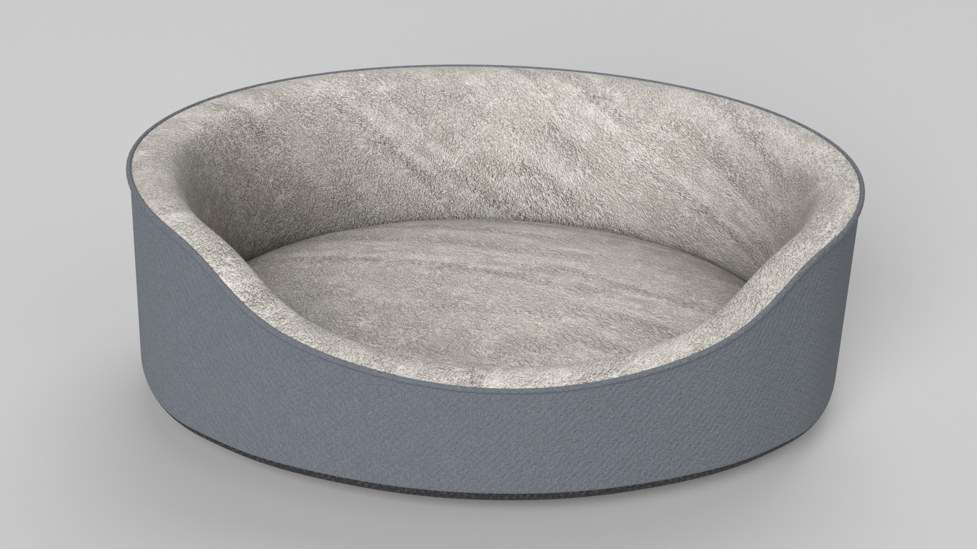 Pet Bed Low-poly 3D model_9