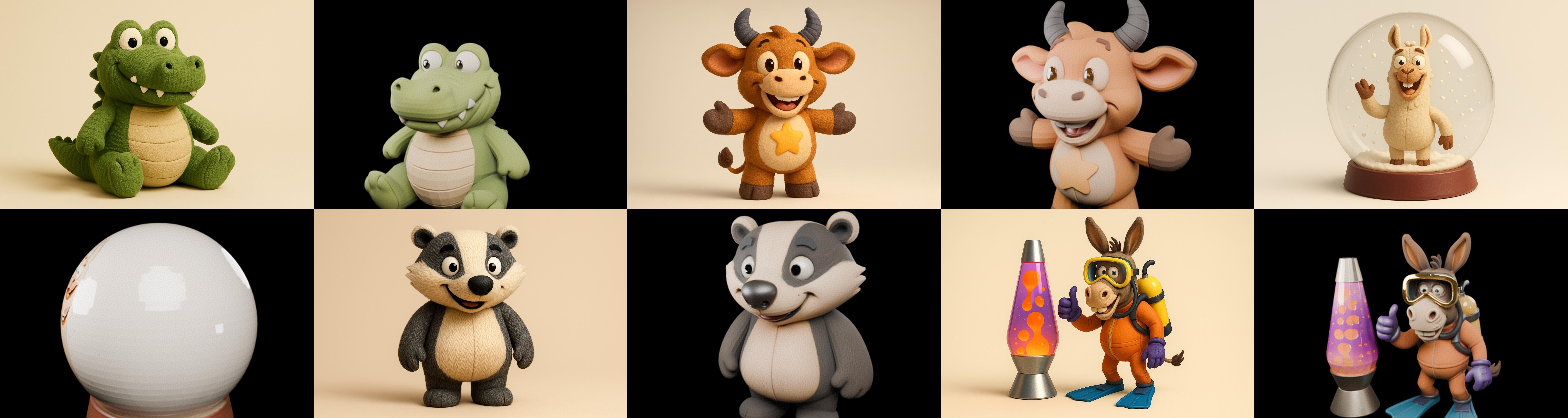 Funny Animals bundle 18 pack 100 glb Low-poly 3D model_18