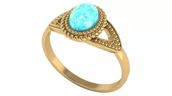 Vintage Woman Ring Size 63