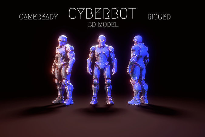 CyberBot future 3D model