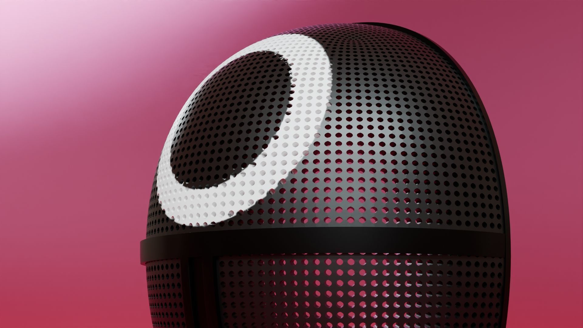 squid game mask  3D model_6