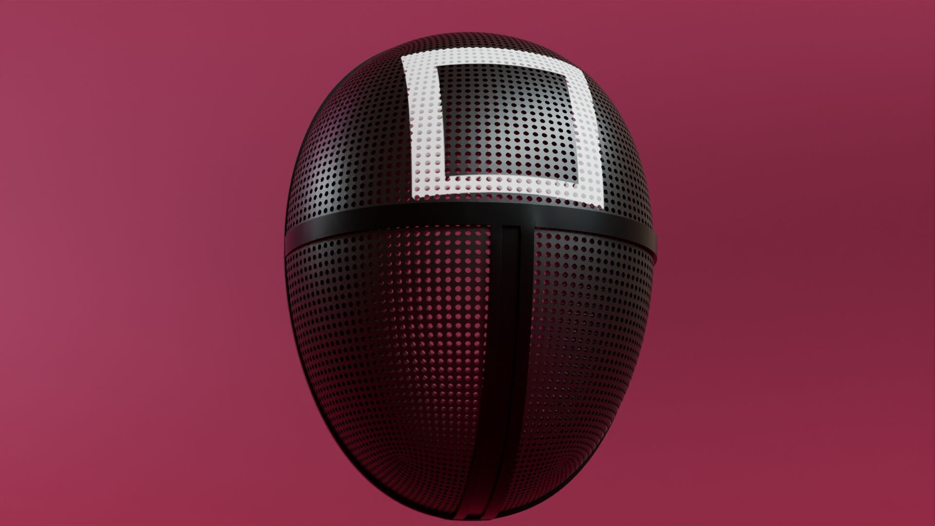 squid game mask  3D model_2