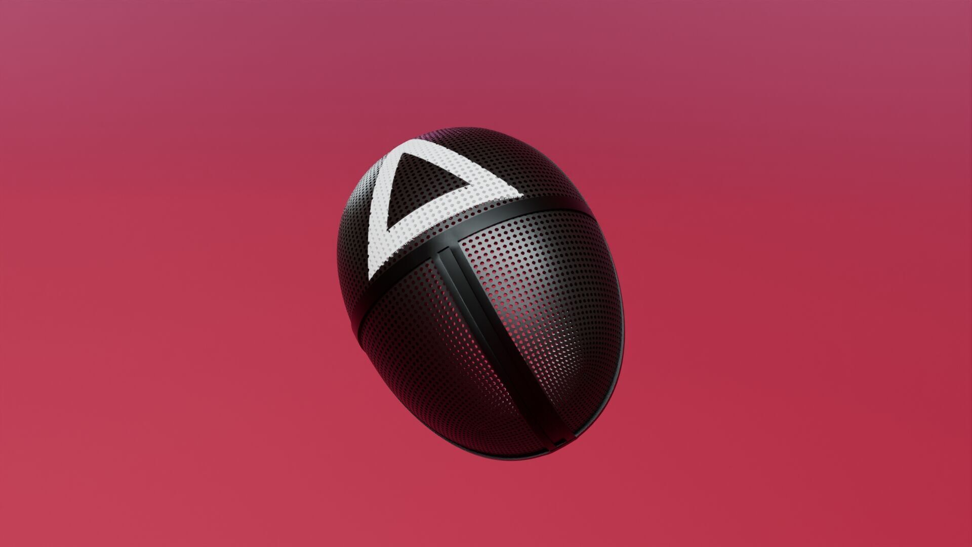 squid game mask  3D model_3