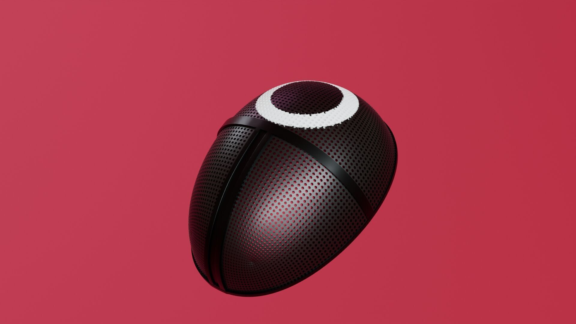 squid game mask  3D model_7