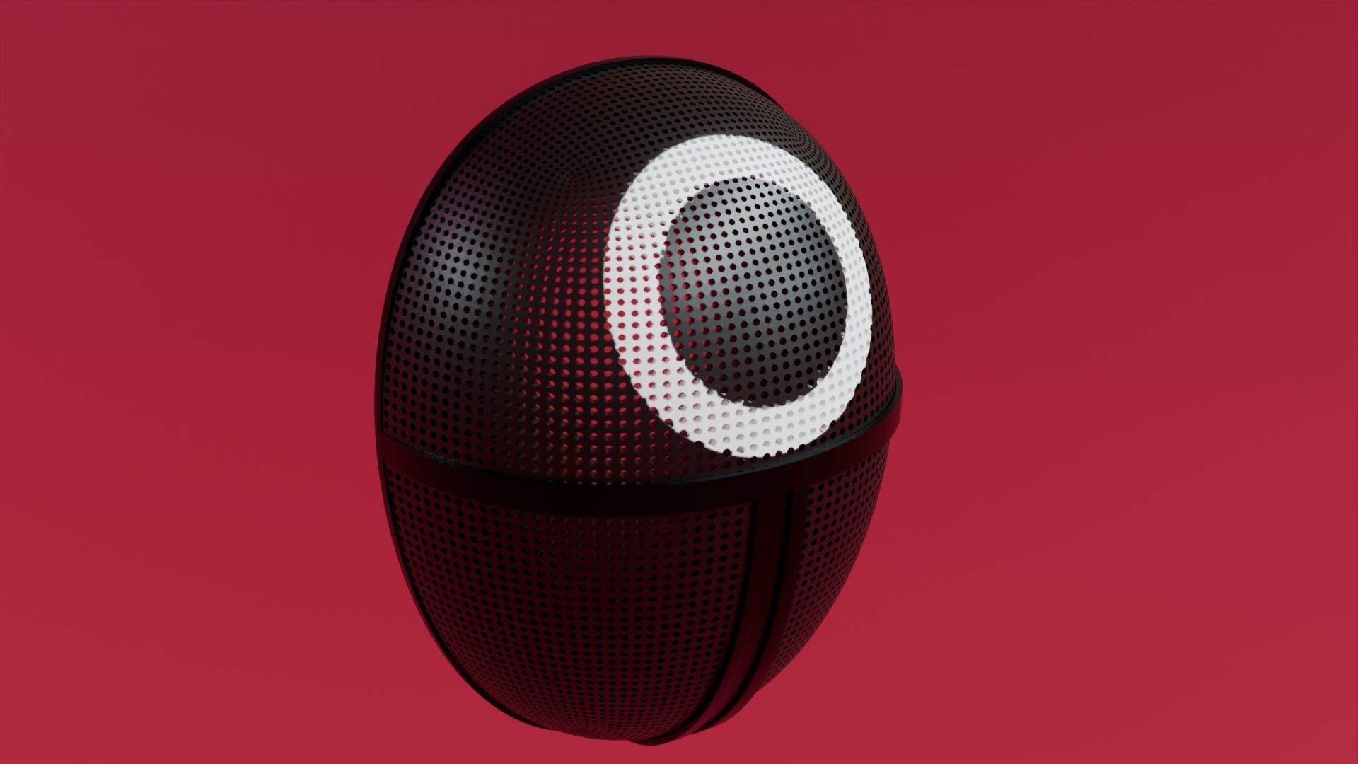 squid game mask  3D model_1