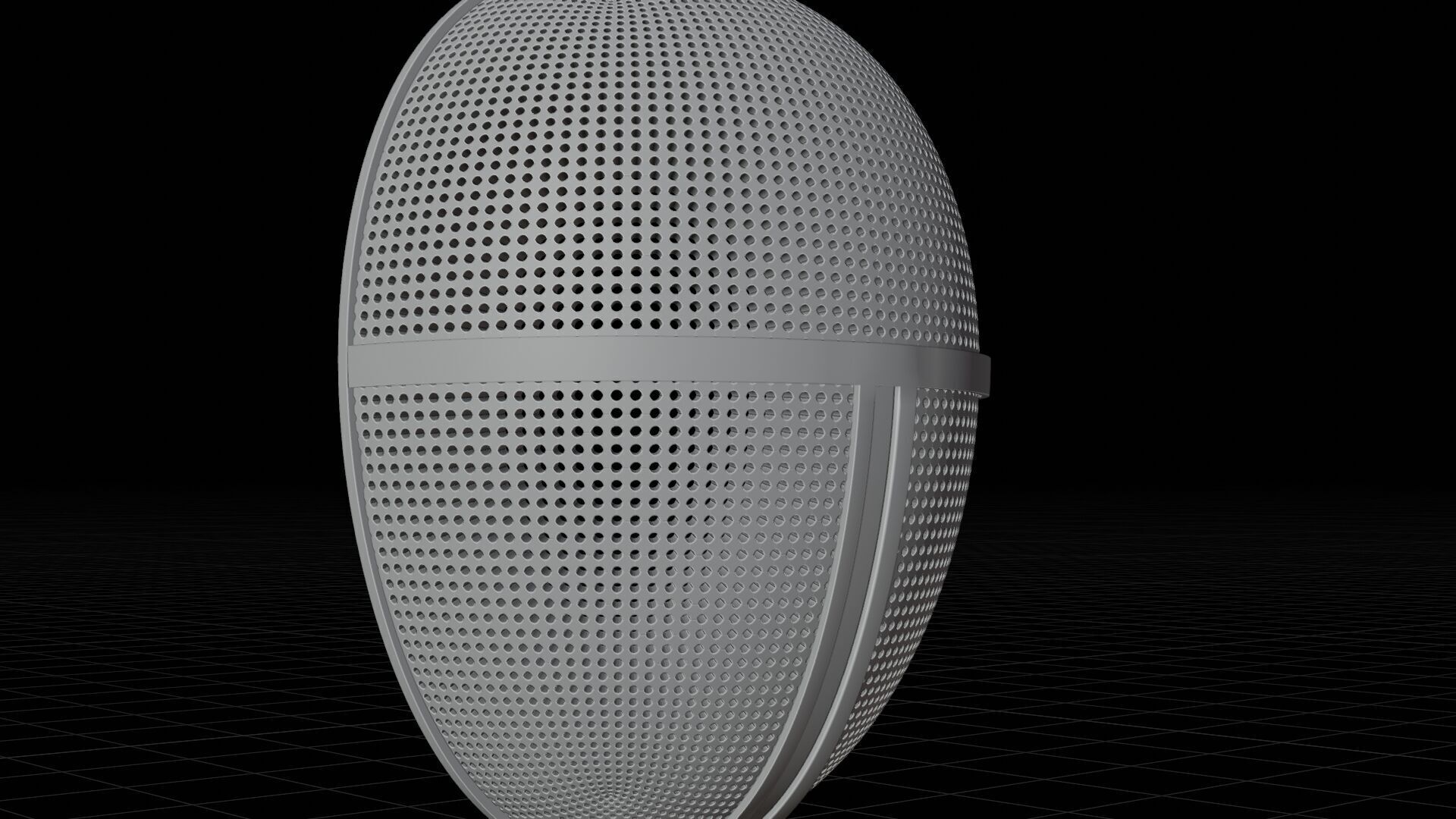 squid game mask  3D model_10