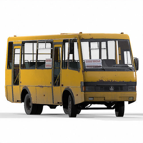 BAZ - A079 Etalon Low-poly 3D model