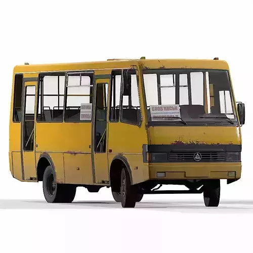 BAZ - A079 Etalon Low-poly 3D model