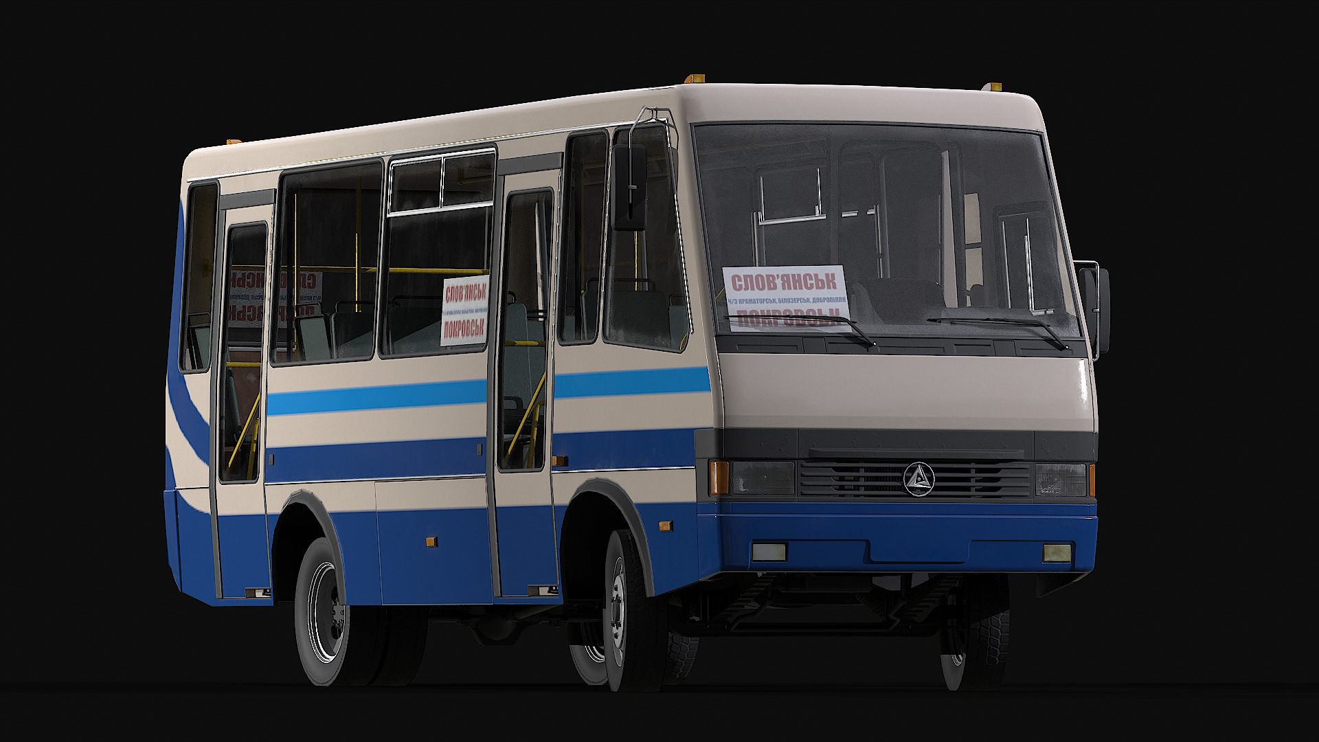 BAZ - A079 Etalon Low-poly 3D model_22