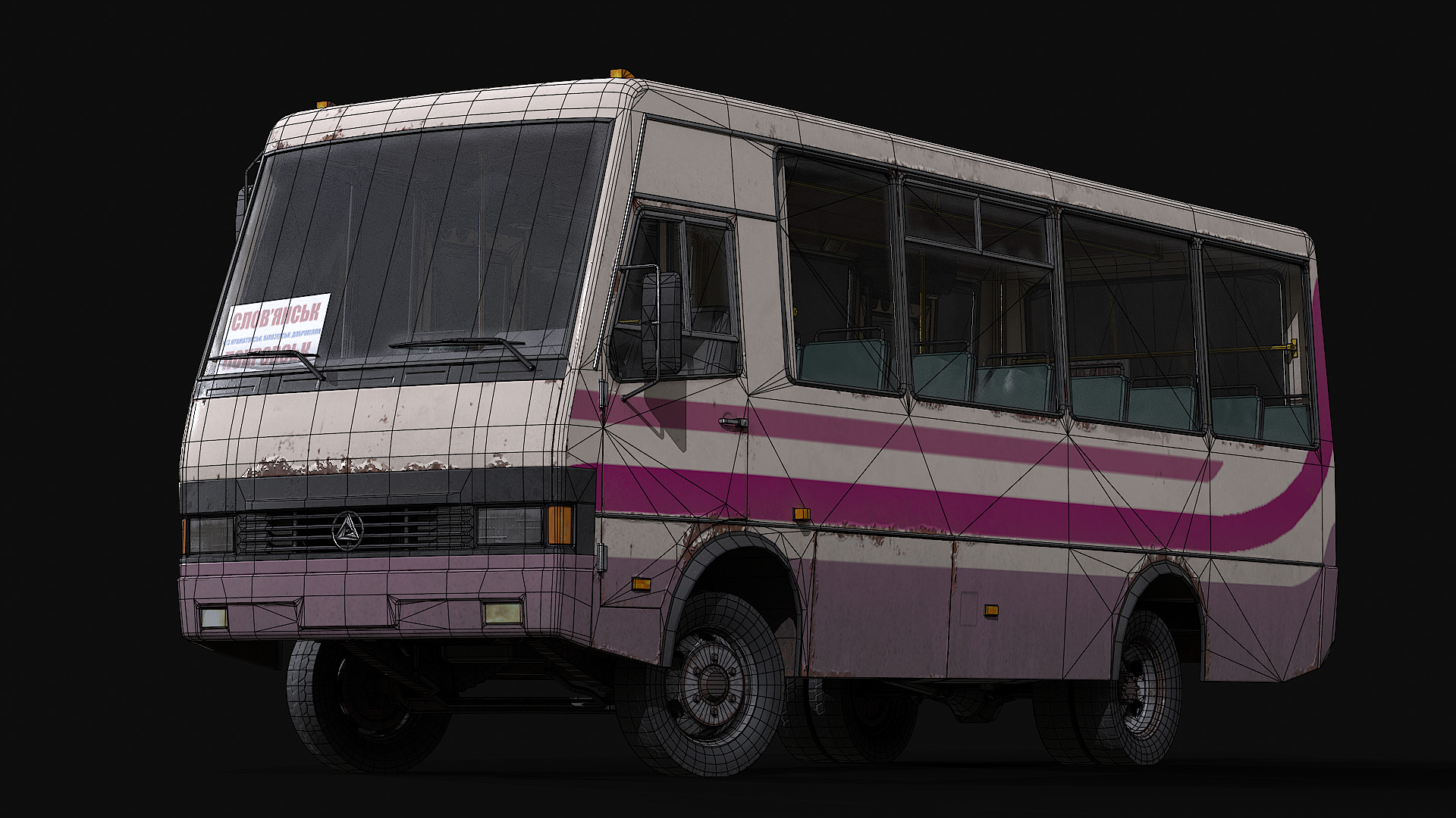 BAZ - A079 Etalon Low-poly 3D model_32