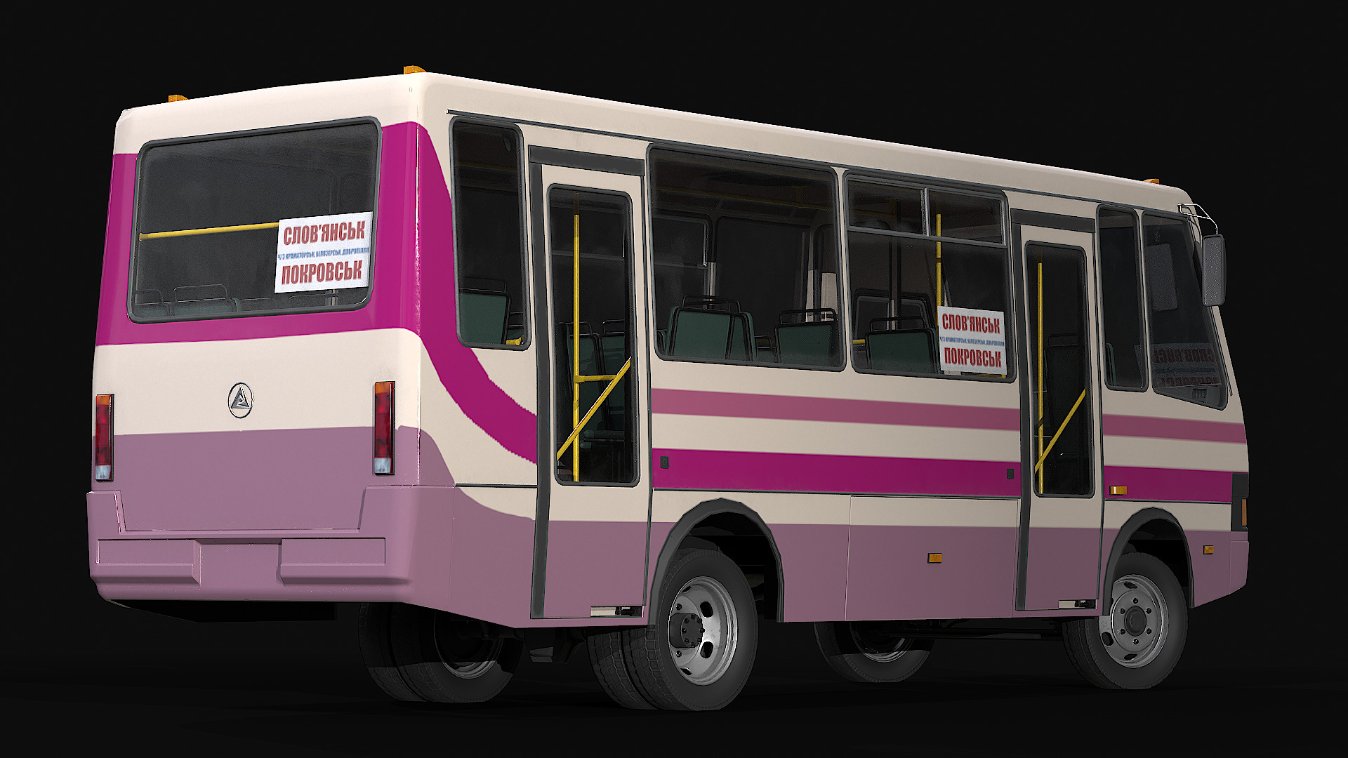 BAZ - A079 Etalon Low-poly 3D model_19