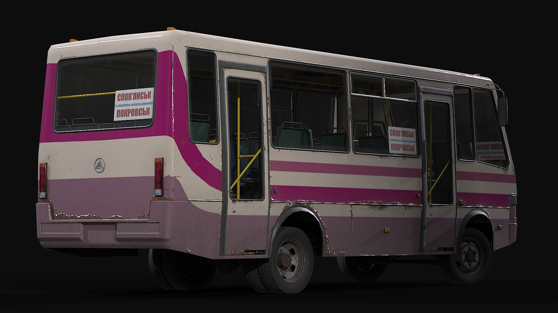 BAZ - A079 Etalon Low-poly 3D model_4