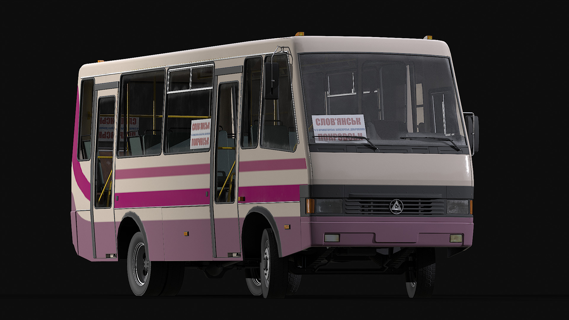 BAZ - A079 Etalon Low-poly 3D model_21