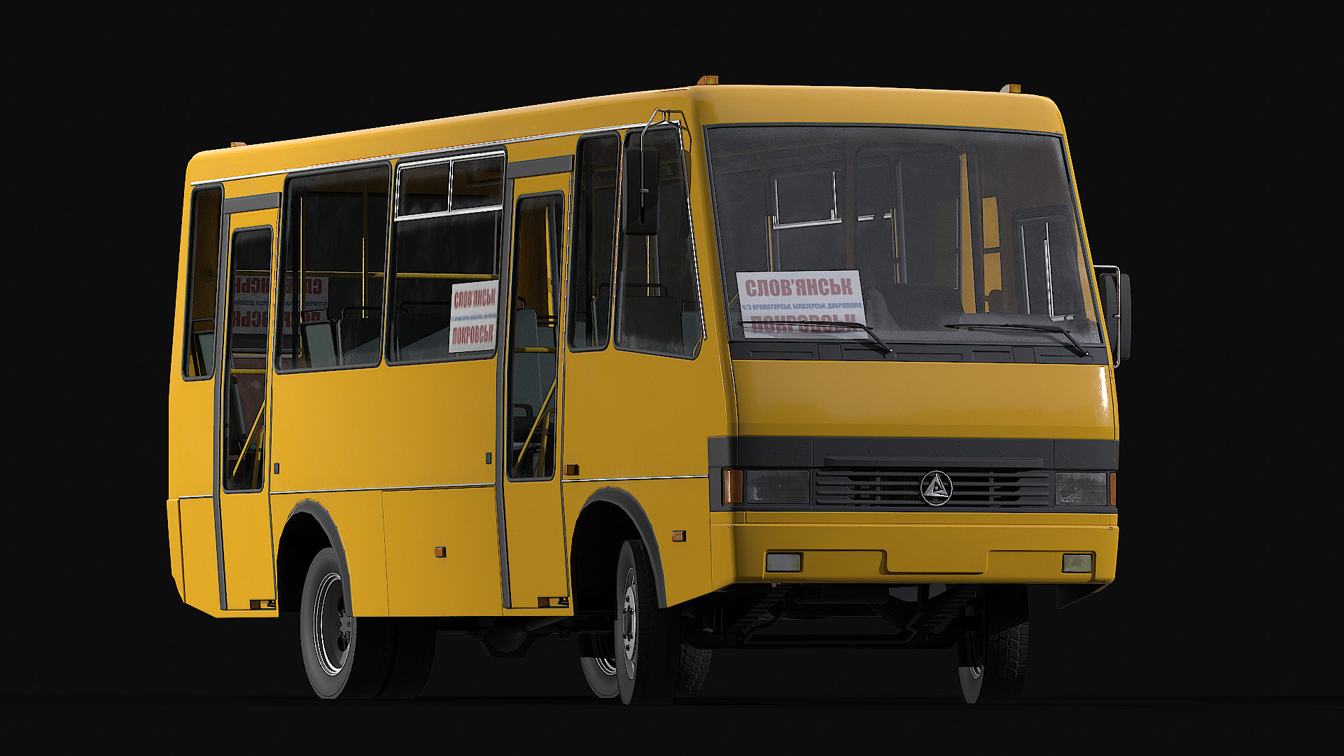 BAZ - A079 Etalon Low-poly 3D model_23