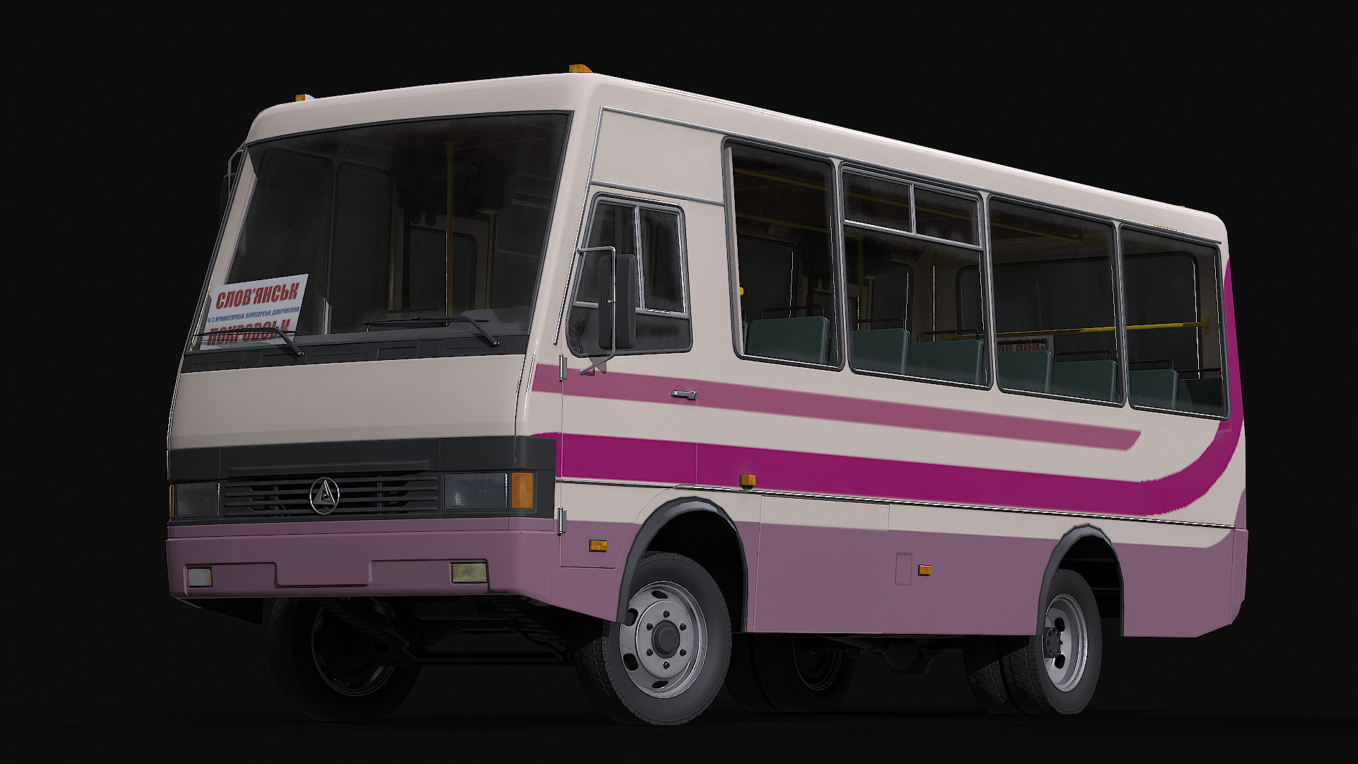 BAZ - A079 Etalon Low-poly 3D model_18