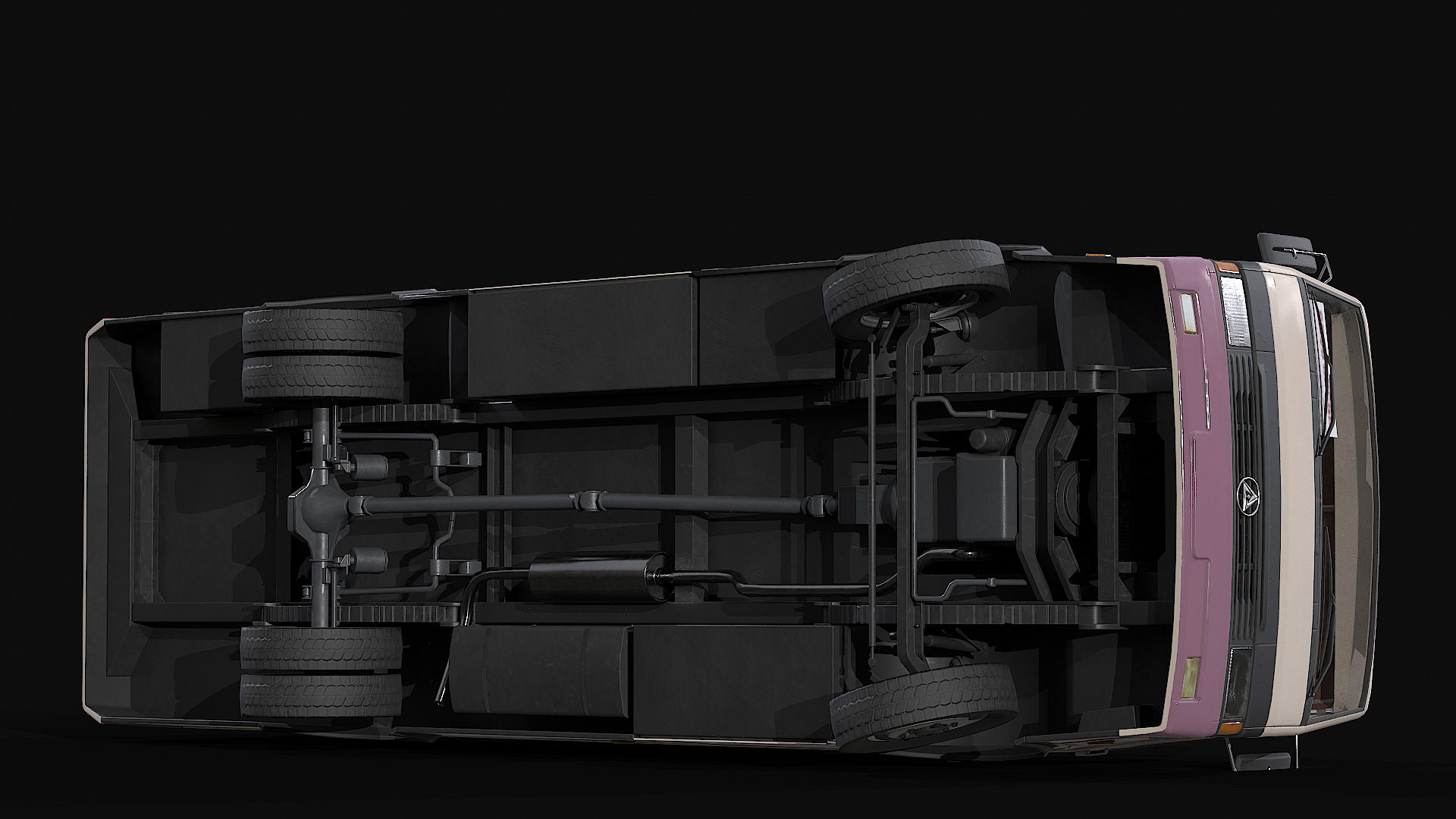 BAZ - A079 Etalon Low-poly 3D model_30