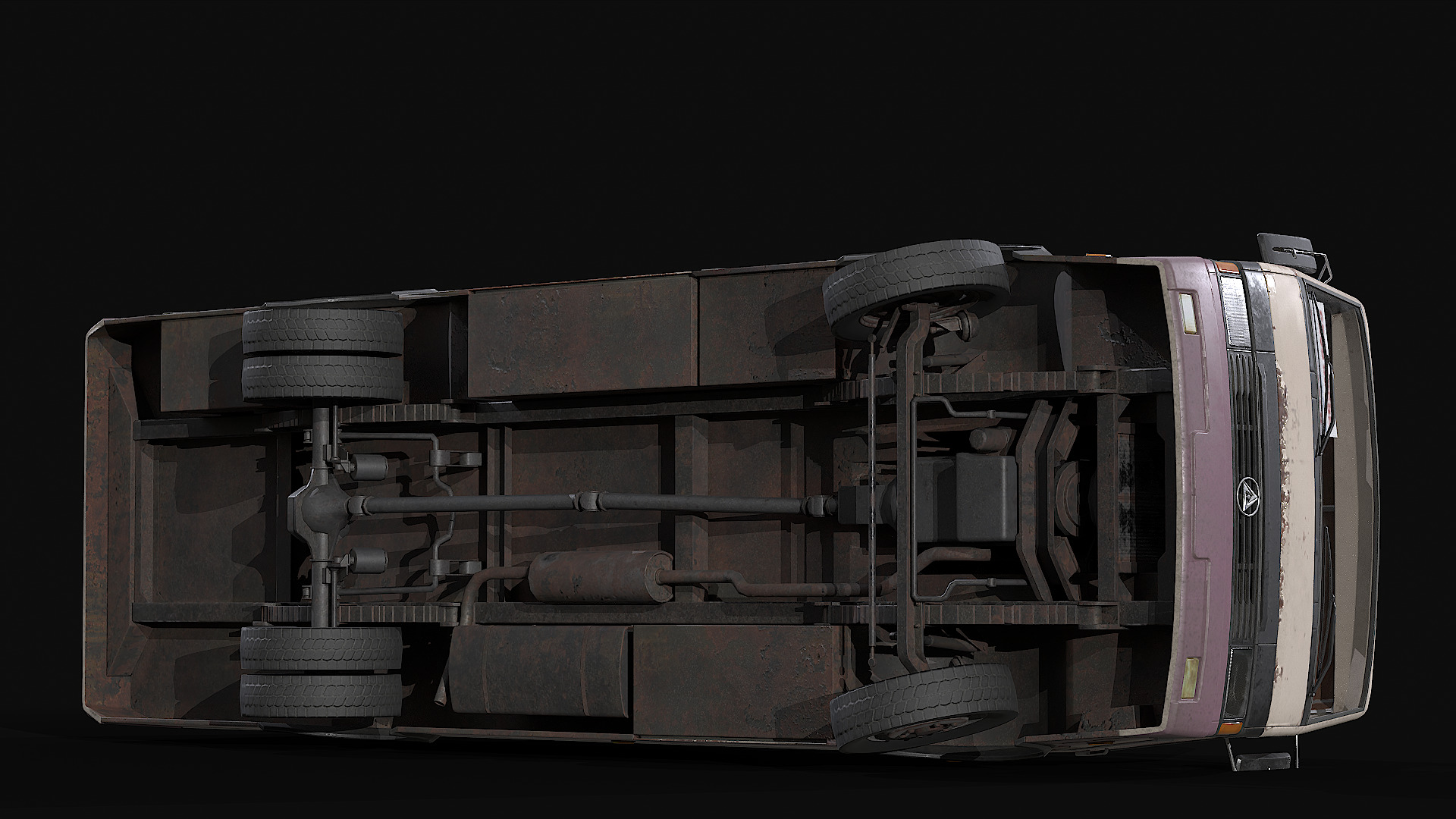 BAZ - A079 Etalon Low-poly 3D model_16