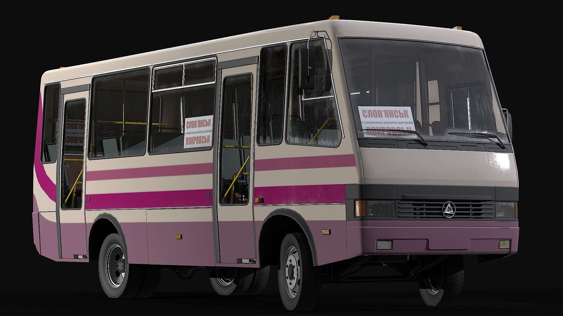 BAZ - A079 Etalon Low-poly 3D model_17