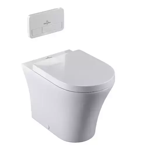 O NOVO 2 DIRECT FLUSH WALL FACED TOILET 3D model