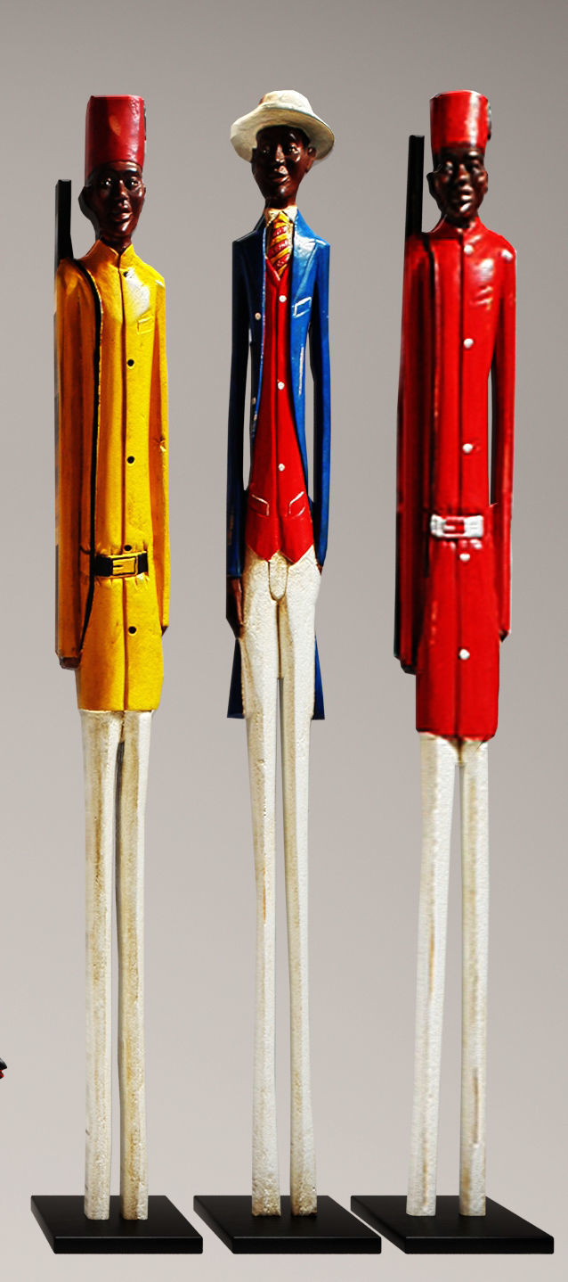 Figurines collection mixfurniture 3D model_3