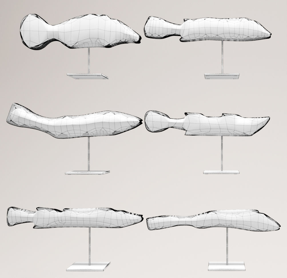 Figurines collection mixfurniture 3D model_6