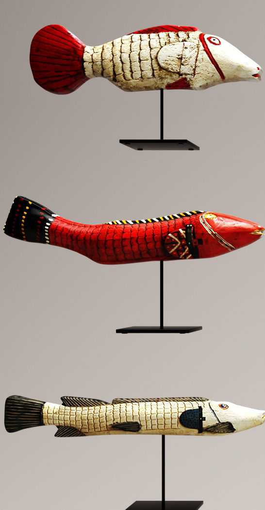 Figurines collection mixfurniture 3D model_2