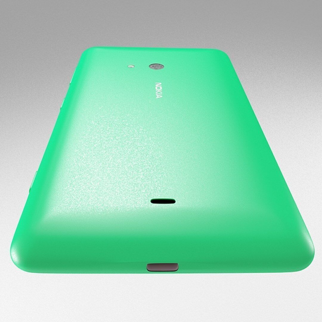Nokia Lumia 625 green 3D model_4