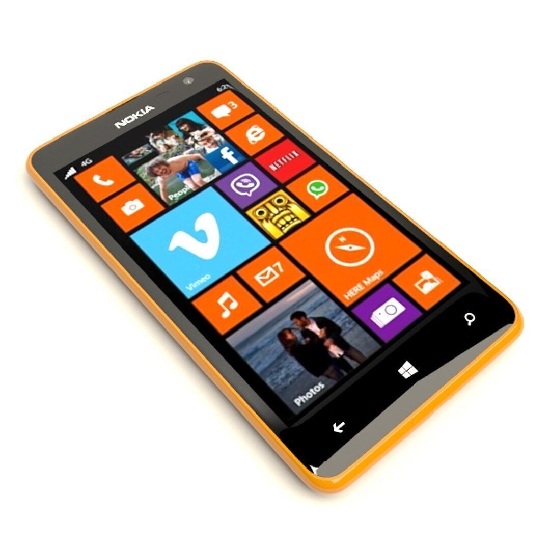 Nokia Lumia 625 Orange 3D model_2