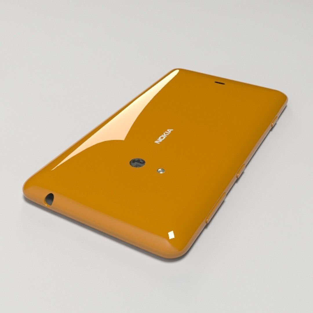 Nokia Lumia 625 Orange 3D model_5