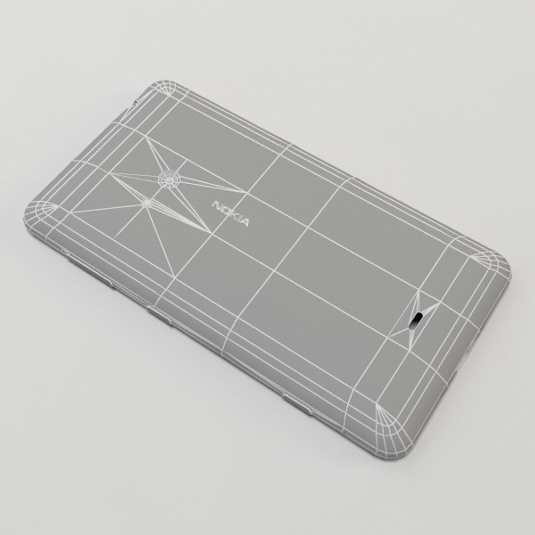 Nokia Lumia 625 Orange 3D model_10