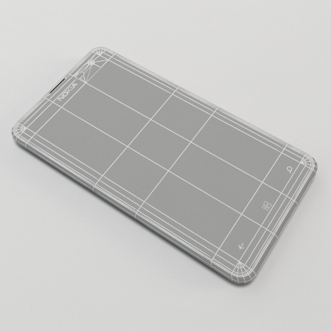 Nokia Lumia 625 Orange 3D model_9