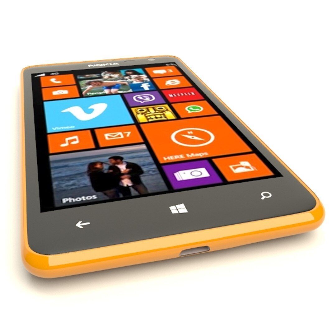 Nokia Lumia 625 Orange 3D model_4